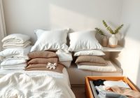 Jak skutecznie uporządkować tekstylia w sypialni po przeprowadzce, by uniknąć chaosu i zaoszczędzić miejsce Jak skutecznie uporządkować tekstylia w sypialni po przeprowadzce, by uniknąć chaosu i zaoszczędzić miejsce