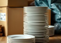 Jak bezpiecznie pakować talerze: kiedy wybrać układ pionowy, a kiedy poziomy podczas przeprowadzki